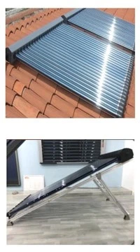 Flexible Install Solar Keymark Approved Evacuated Vacuum Tube Solar Collector