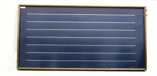 吸収体付き高圧平板太陽熱温水器コレクター ブラック