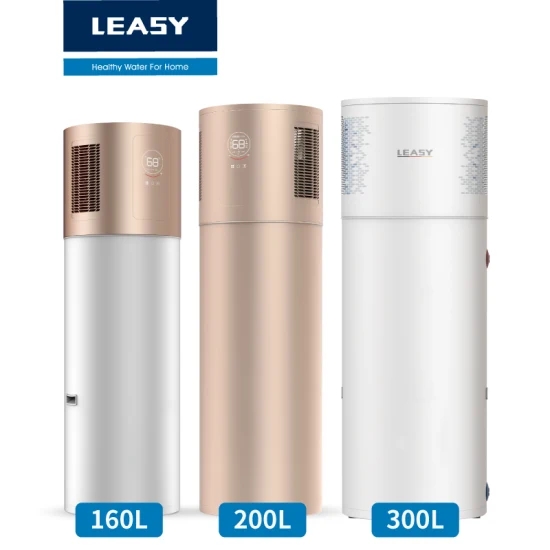 Leasy R134A オールインワン統合エネルギーヒートポンプ温水用空対空給湯器 200L エナメル水タンク付き